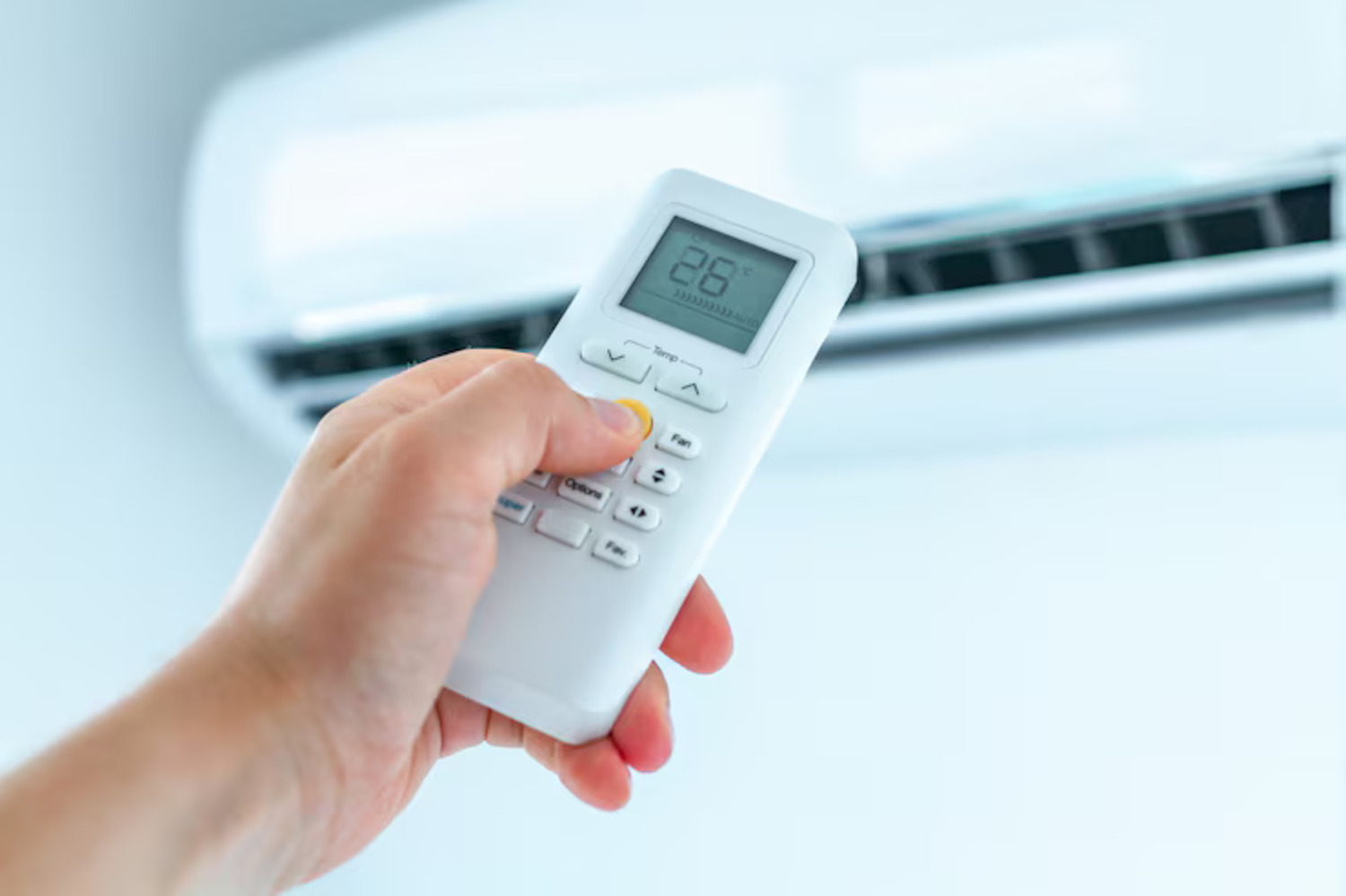 ductless AC remote control